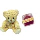 Small Yellow Teddy Bear and 1 Gram Diamond Saffron